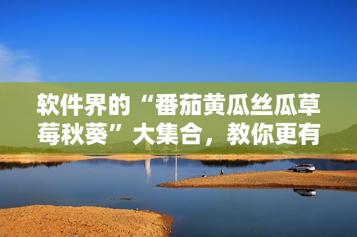 软件界的“番茄黄瓜丝瓜草莓秋葵”大集合，教你更有效率地工作！