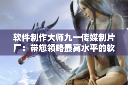 软件制作大师九一传媒制片厂：带您领略最高水平的软件编写艺术