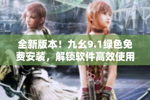 全新版本！九幺9.1绿色免费安装，解锁软件高效使用！