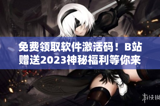 免费领取软件激活码！B站赠送2023神秘福利等你来白嫖