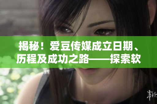 揭秘！爱豆传媒成立日期、历程及成功之路——探索软件行业的优秀代表
