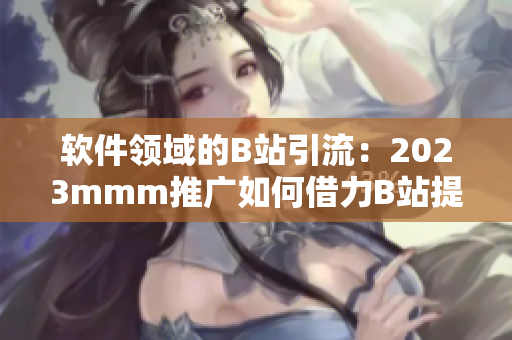 软件领域的B站引流：2023mmm推广如何借力B站提升用户粘性？