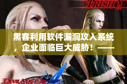 黑客利用软件漏洞攻入系统，企业面临巨大威胁！——如何保护你的公司安全？
