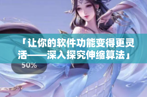 「让你的软件功能变得更灵活——深入探究伸缩算法」