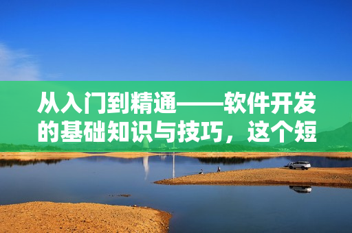 从入门到精通——软件开发的基础知识与技巧，这个短视频网站上有！