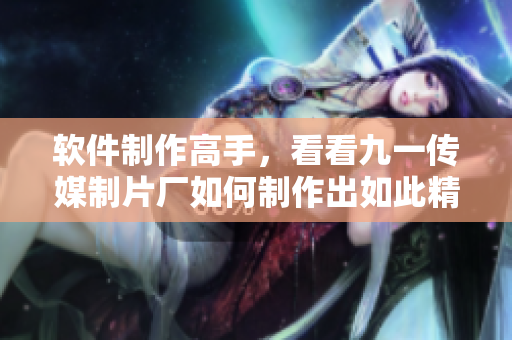 软件制作高手，看看九一传媒制片厂如何制作出如此精美的软件！