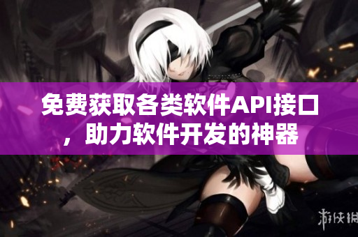 免费获取各类软件API接口，助力软件开发的神器