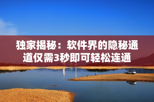 独家揭秘：软件界的隐秘通道仅需3秒即可轻松连通