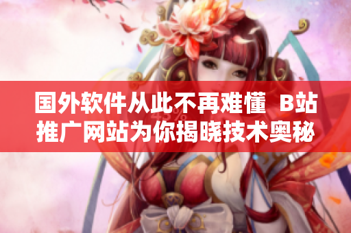 国外软件从此不再难懂  B站推广网站为你揭晓技术奥秘