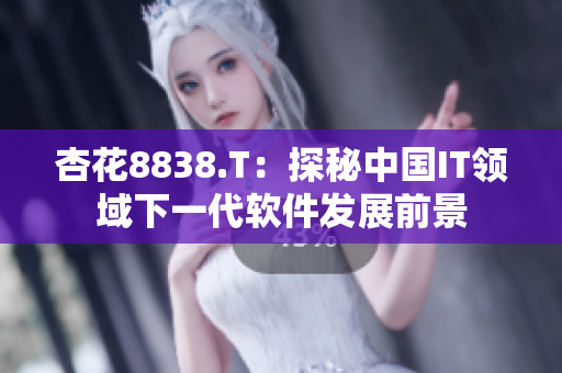 杏花8838.T：探秘中国IT领域下一代软件发展前景