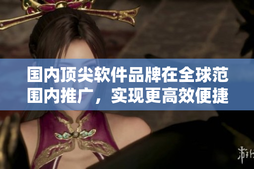 国内顶尖软件品牌在全球范围内推广，实现更高效便捷的软件开发