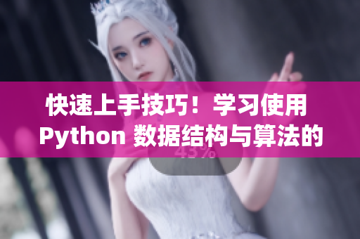 快速上手技巧！学习使用 Python 数据结构与算法的视频教程