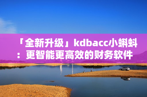 「全新升级」kdbacc小蝌蚪：更智能更高效的财务软件