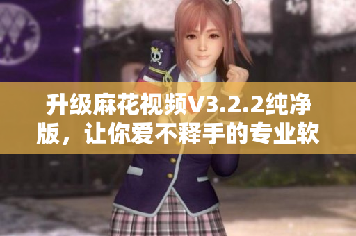 升级麻花视频V3.2.2纯净版，让你爱不释手的专业软件