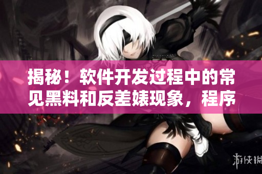 揭秘！软件开发过程中的常见黑料和反差婊现象，程序员们一定要知道！