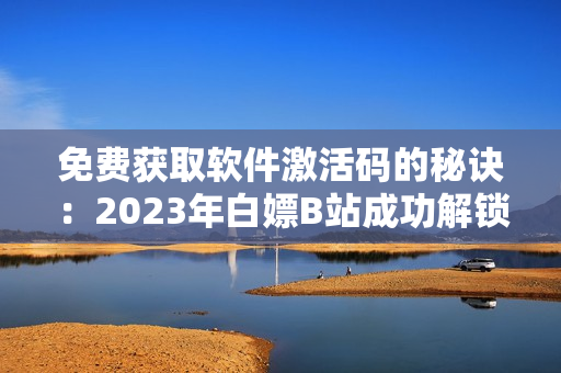 免费获取软件激活码的秘诀：2023年白嫖B站成功解锁