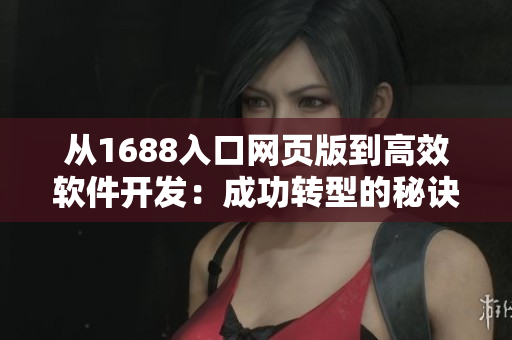 从1688入口网页版到高效软件开发：成功转型的秘诀大揭秘