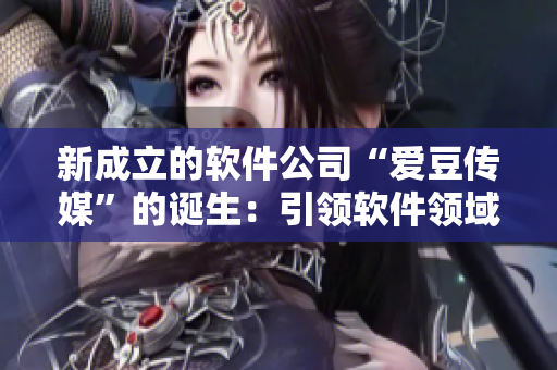 新成立的软件公司“爱豆传媒”的诞生：引领软件领域创新！