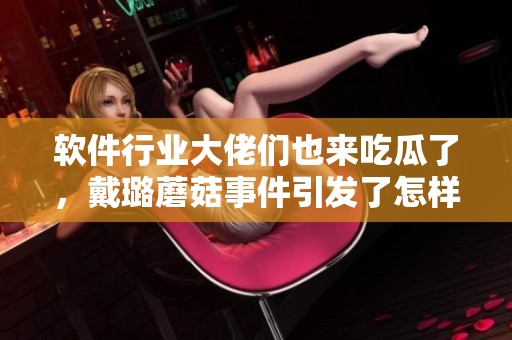 软件行业大佬们也来吃瓜了，戴璐蘑菇事件引发了怎样的软件专业讨论？