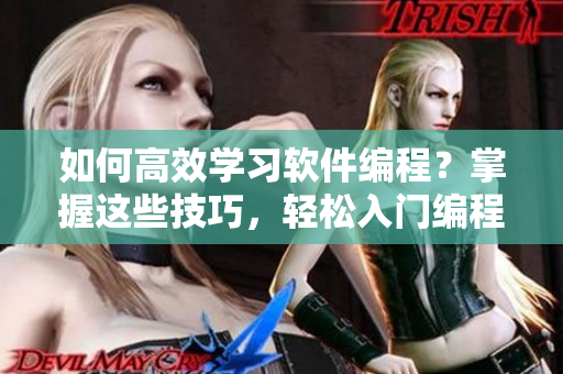 如何高效学习软件编程？掌握这些技巧，轻松入门编程世界！