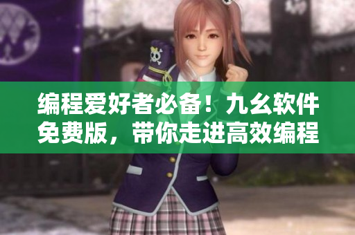 编程爱好者必备！九幺软件免费版，带你走进高效编程新时代！