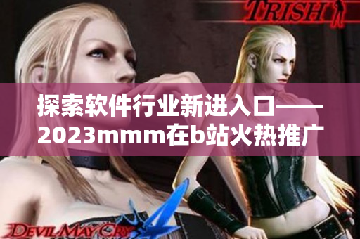 探索软件行业新进入口——2023mmm在b站火热推广！