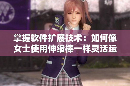 掌握软件扩展技术：如何像女士使用伸缩棒一样灵活运用软件扩展工具