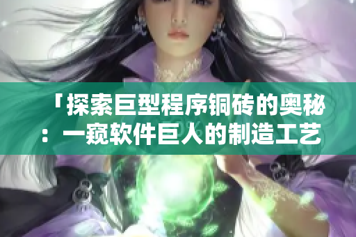 「探索巨型程序铜砖的奥秘：一窥软件巨人的制造工艺」