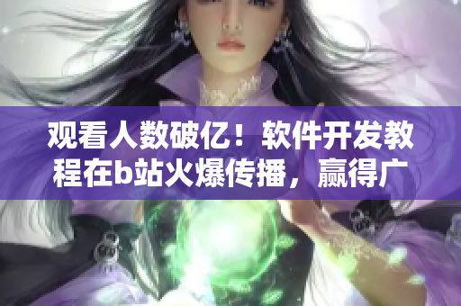 观看人数破亿！软件开发教程在b站火爆传播，赢得广大开发者好评