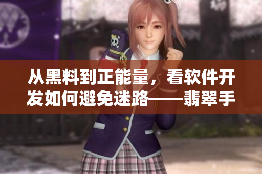 从黑料到正能量，看软件开发如何避免迷路——翡翠手镯启发的思考！