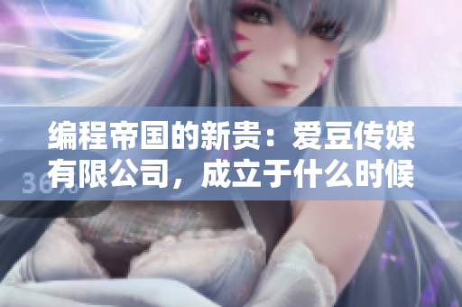 编程帝国的新贵：爱豆传媒有限公司，成立于什么时候？