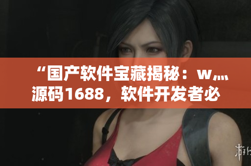 “国产软件宝藏揭秘：w灬源码1688，软件开发者必备！”