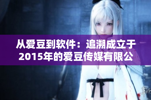 从爱豆到软件：追溯成立于2015年的爱豆传媒有限公司的软件之路