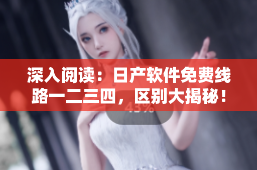 深入阅读：日产软件免费线路一二三四，区别大揭秘！