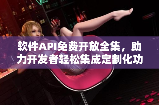软件API免费开放全集，助力开发者轻松集成定制化功能。