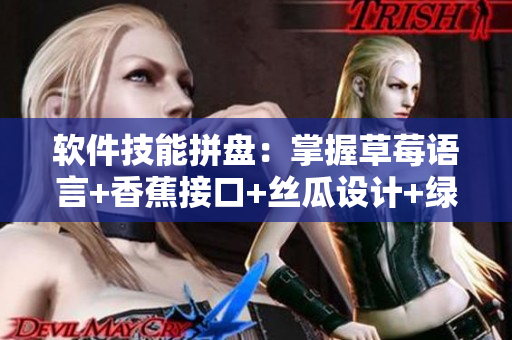 软件技能拼盘：掌握草莓语言+香蕉接口+丝瓜设计+绿巨人开发+秋6框架