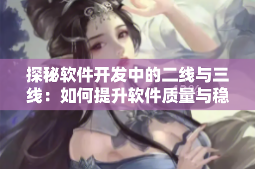 探秘软件开发中的二线与三线：如何提升软件质量与稳定性？
