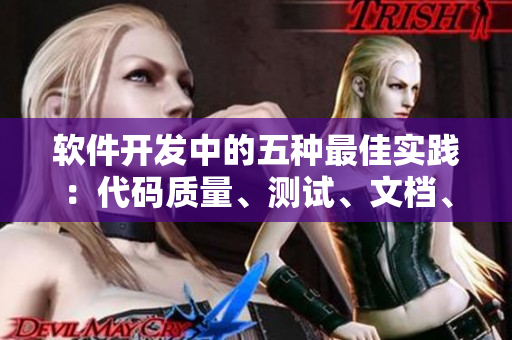 软件开发中的五种最佳实践：代码质量、测试、文档、持续集成、版本控制