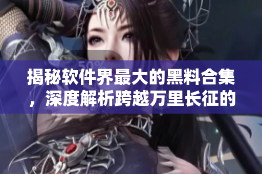 揭秘软件界最大的黑料合集，深度解析跨越万里长征的软件发展路程