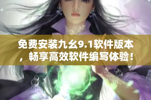 免费安装九幺9.1软件版本，畅享高效软件编写体验！