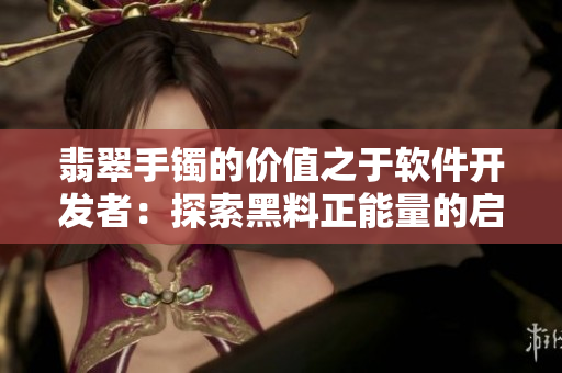 翡翠手镯的价值之于软件开发者：探索黑料正能量的启示