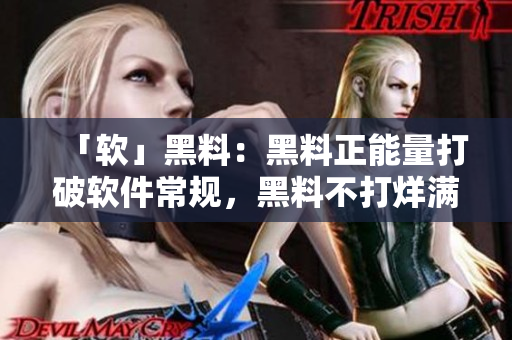 「软」黑料：黑料正能量打破软件常规，黑料不打烊满足你的技术好奇心