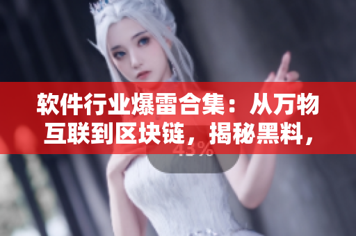 软件行业爆雷合集：从万物互联到区块链，揭秘黑料，警惕跟风开发
