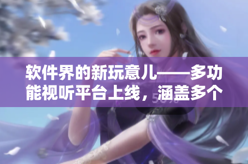软件界的新玩意儿——多功能视听平台上线，涵盖多个应用