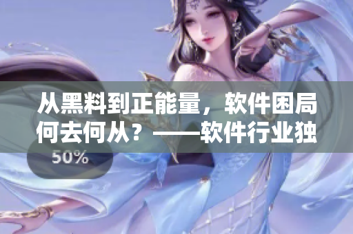 从黑料到正能量，软件困局何去何从？——软件行业独家深度报告