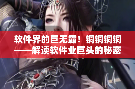 软件界的巨无霸！铜铜铜铜——解读软件业巨头的秘密策略与成功之路
