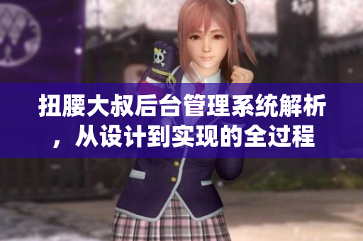 扭腰大叔后台管理系统解析，从设计到实现的全过程