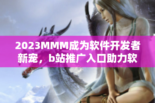 2023MMM成为软件开发者新宠，b站推广入口助力软件行业突破发展！