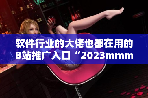 软件行业的大佬也都在用的B站推广入口“2023mmm”